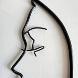 Vintage Modernist Saint Image Wall Decor
