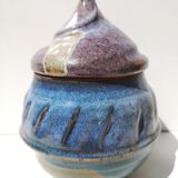 Glazed stoneware pot