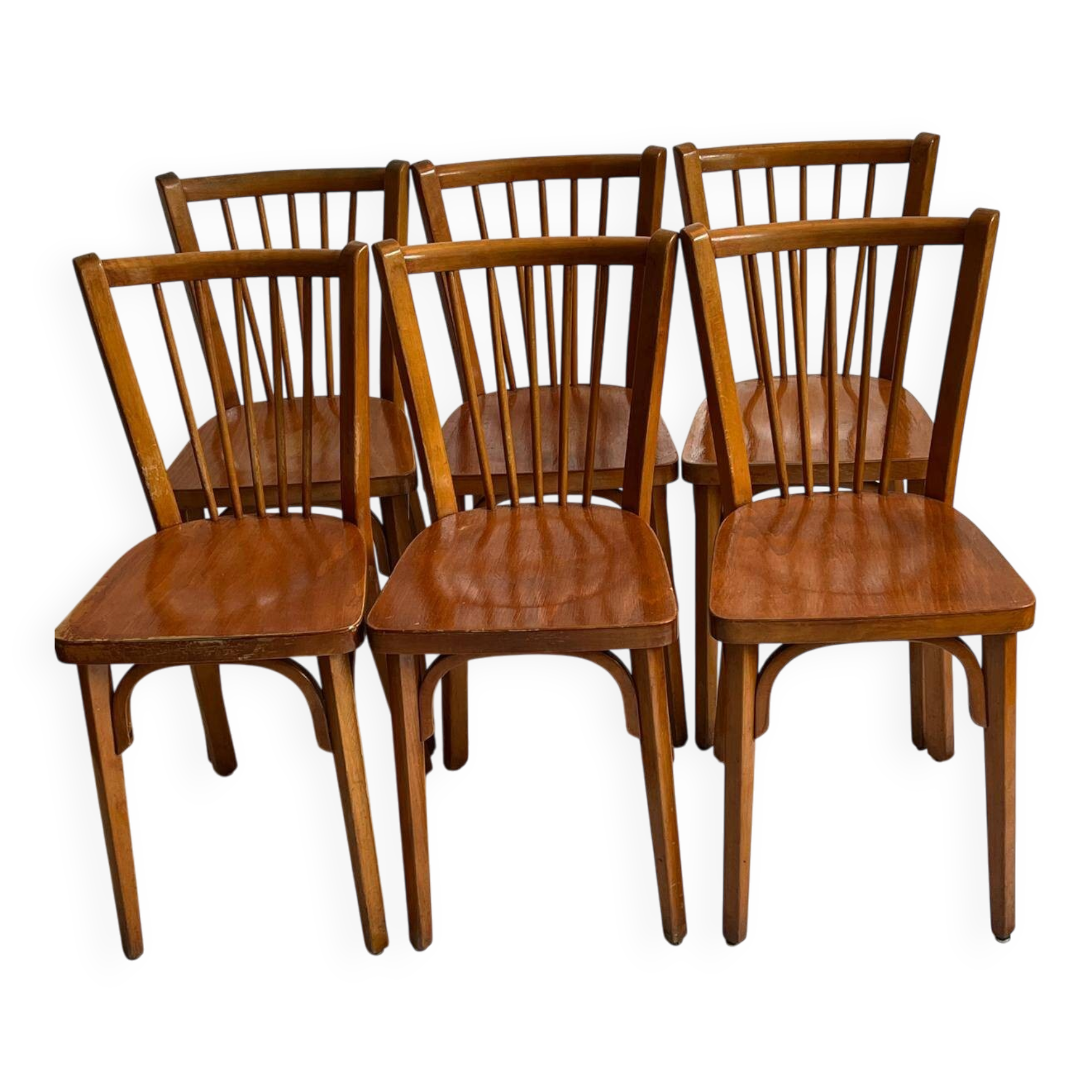 Set of 6 Baumann bistro chairs