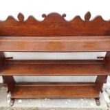 Rustic wooden shelf