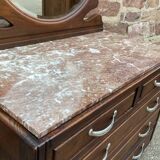 Mid-century vintage 1950s Parisian Art Deco Dressing Table