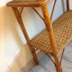 Rattan console / vintage 60s-70s