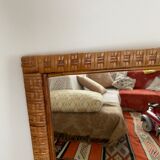 Rattan mirror year 70