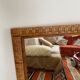 Rattan mirror year 70