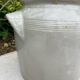 Light grey ceramic jar