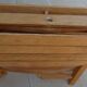 Table et 2 chaises pliantes de jardin en bois naturel