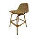 Vintage bar stool in rattan design Rohe 1960