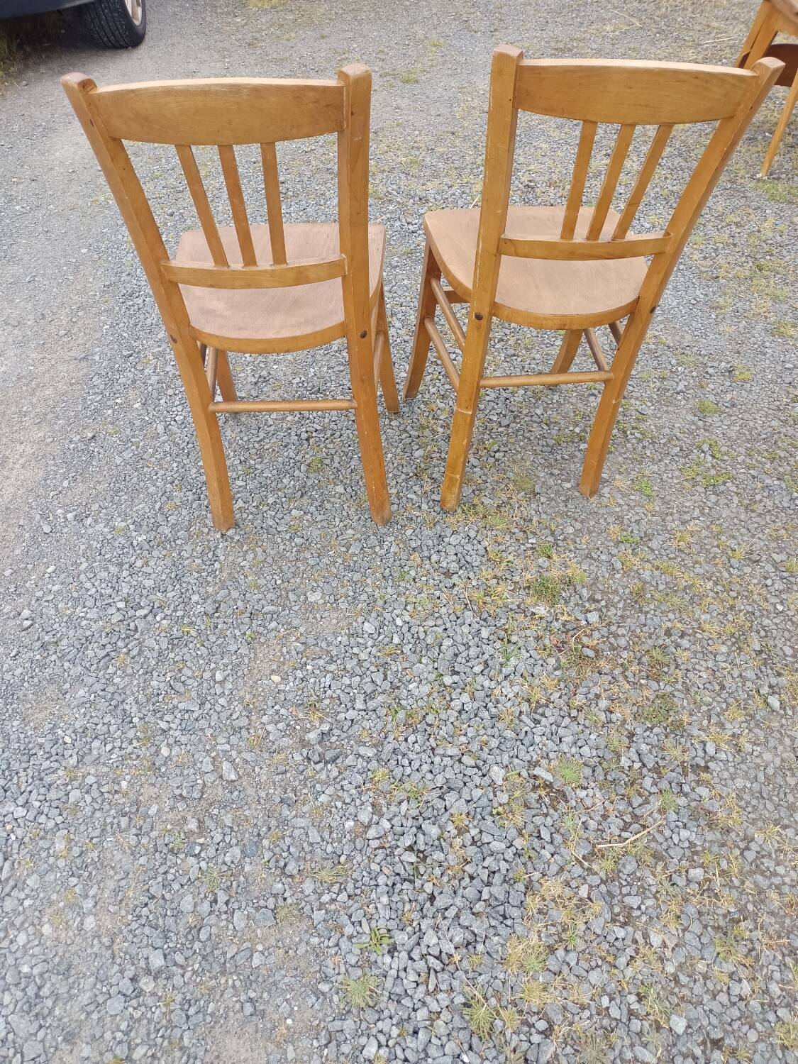 Set of 2 bistro chairs