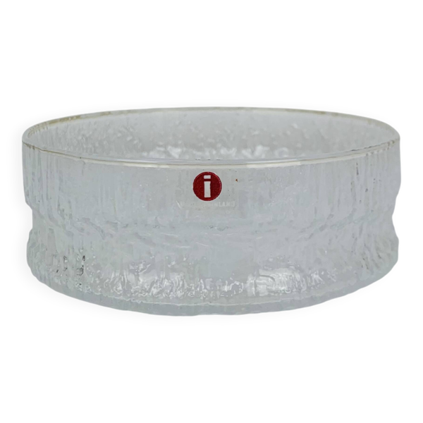 Coupelle/Bol Padaar par Tapio Wirkkala pour Iittala, verre scandinave