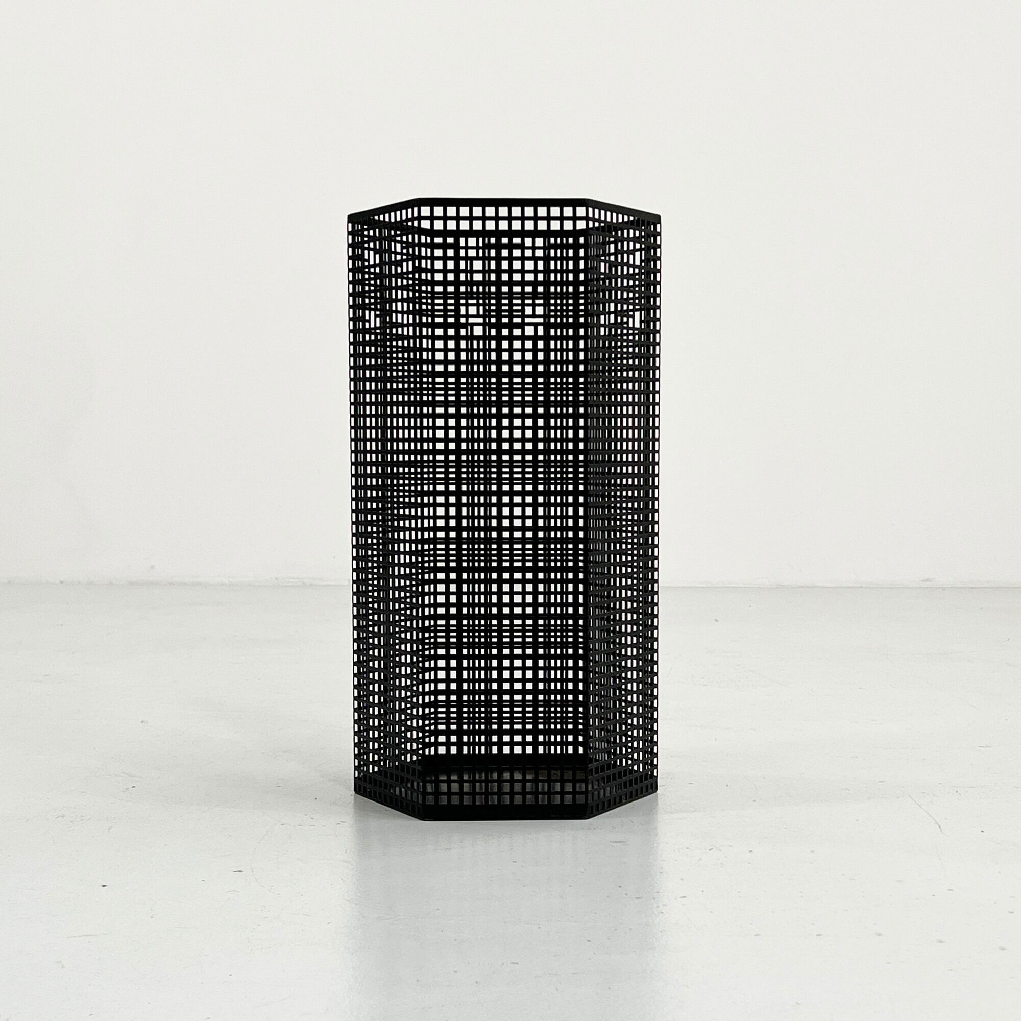 Wastepaper basket or umbrella holder by Josef Hoffmann for Bieffeplast, 1980