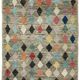 Handwoven Tribal One of a Kind 244 cm x 350 cm Multicolor Wool Carpet