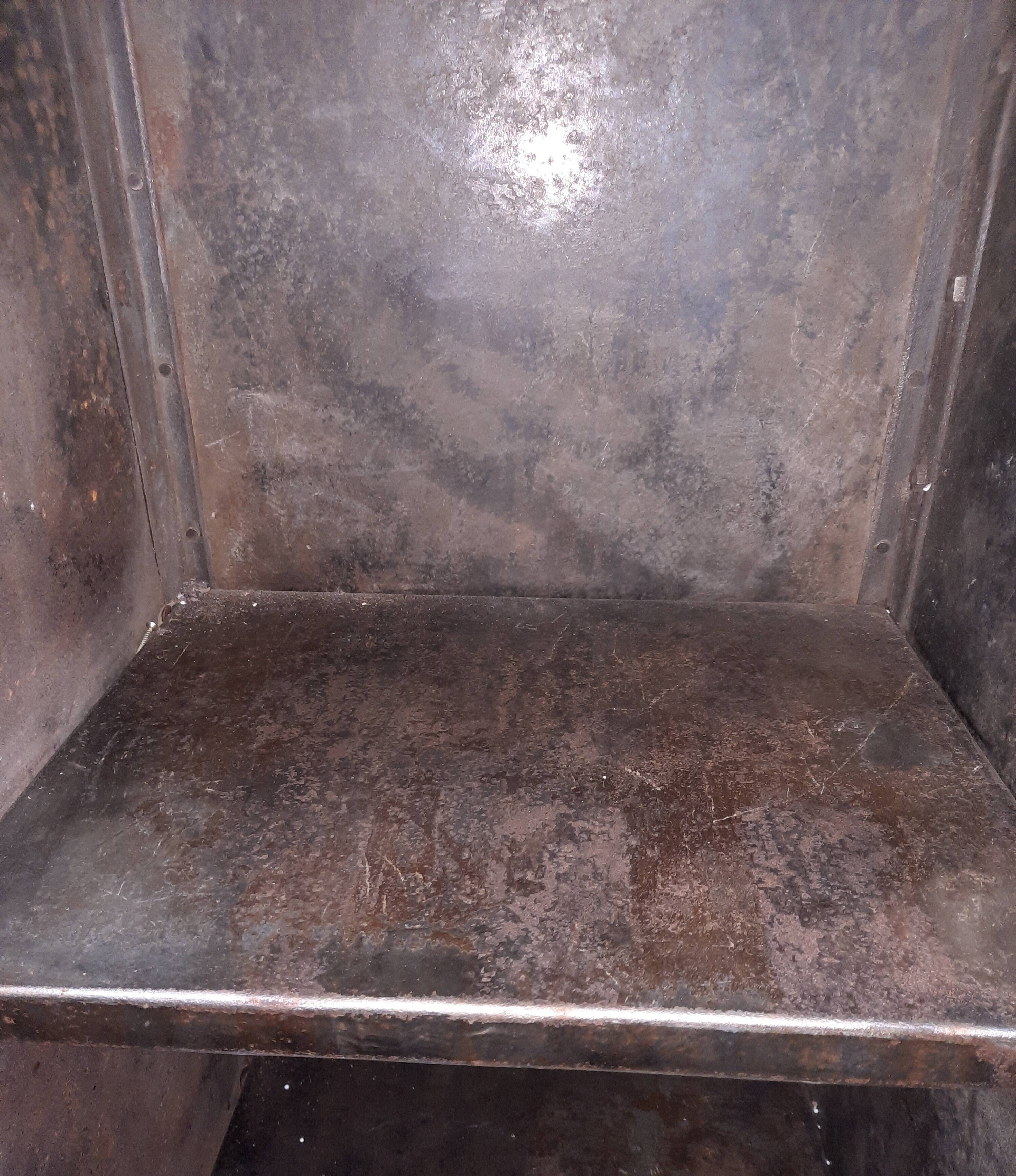 Industrial furniture with steel locker