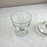 Glass chalice candy box