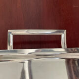 Tray in silver metal the Thistle 1950