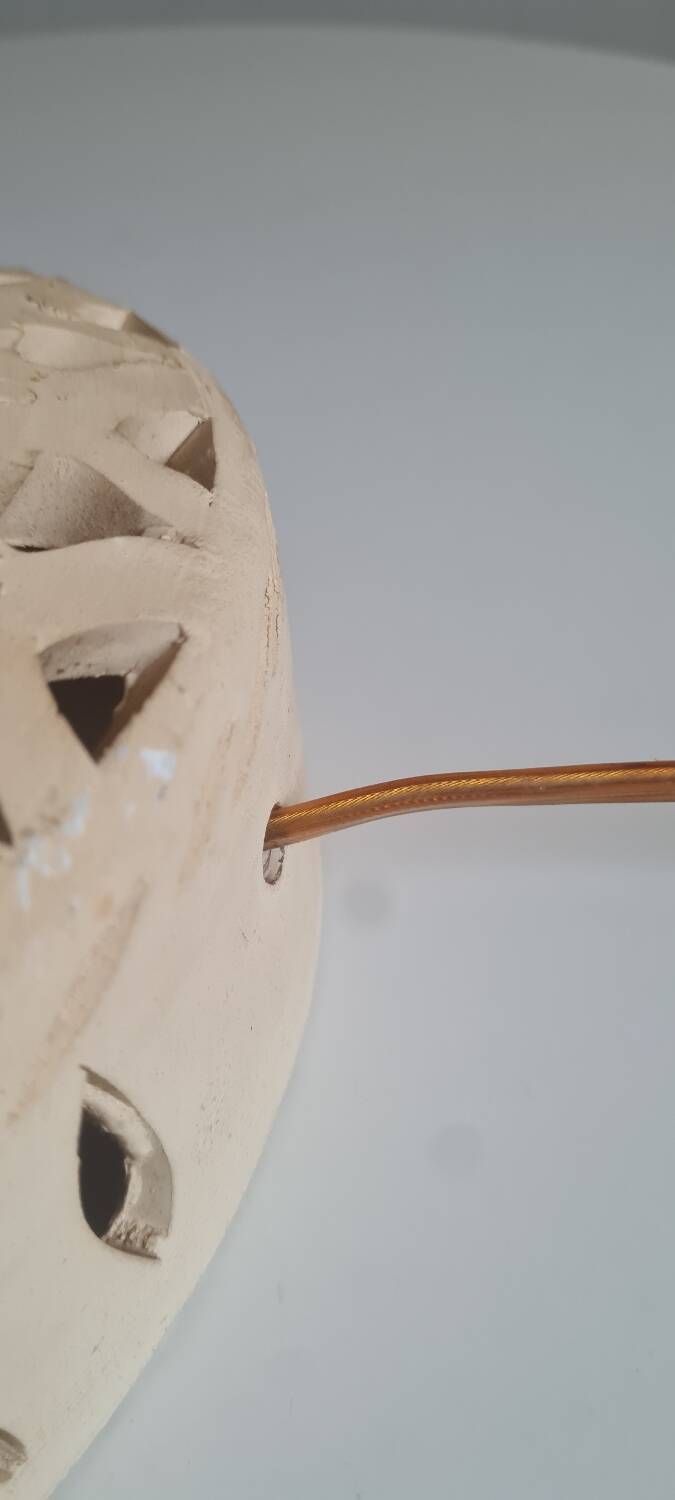 Terracotta wall light