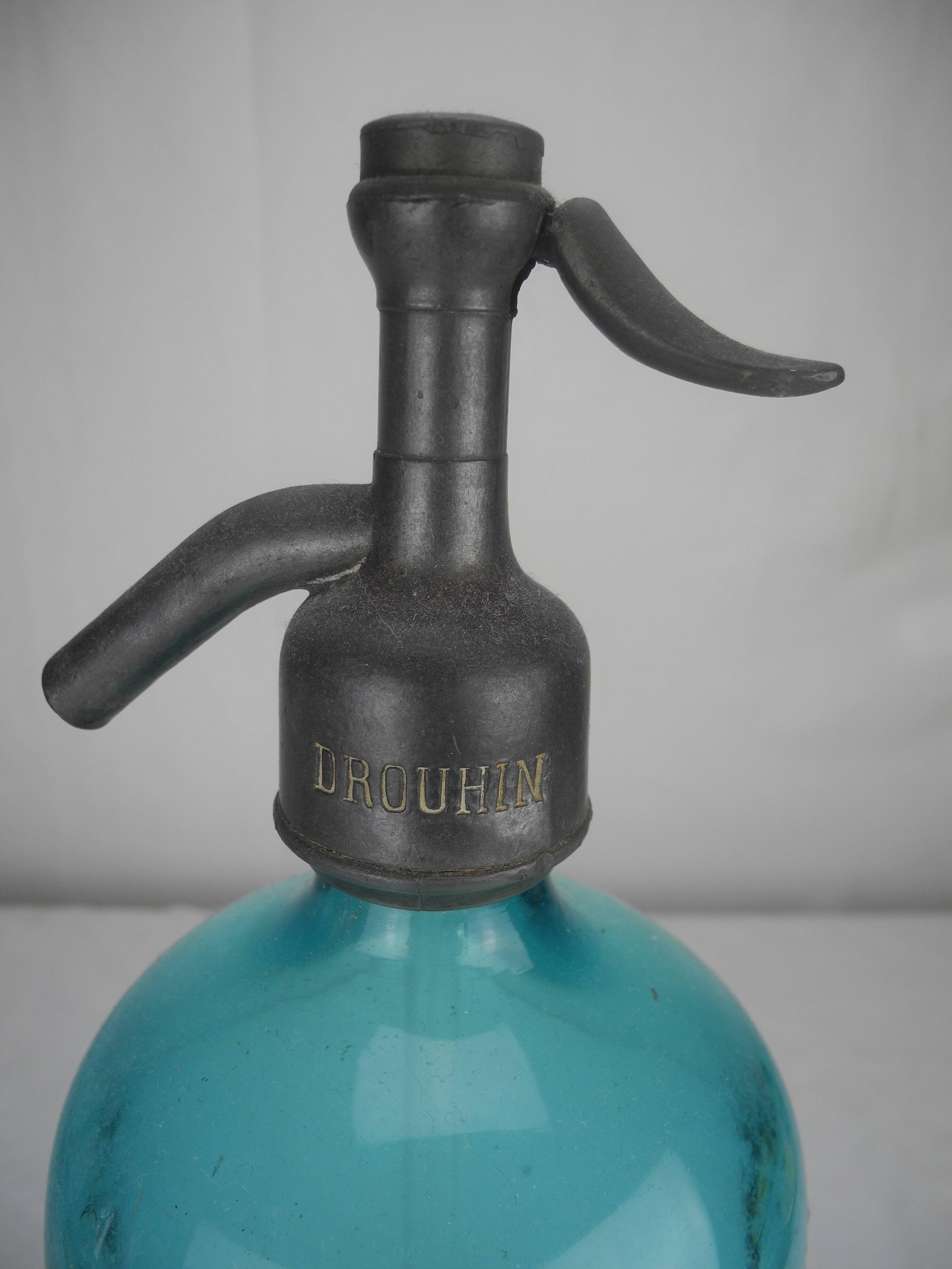 ancienne bouteille siphon eau seltz Drouhin antique french bottle