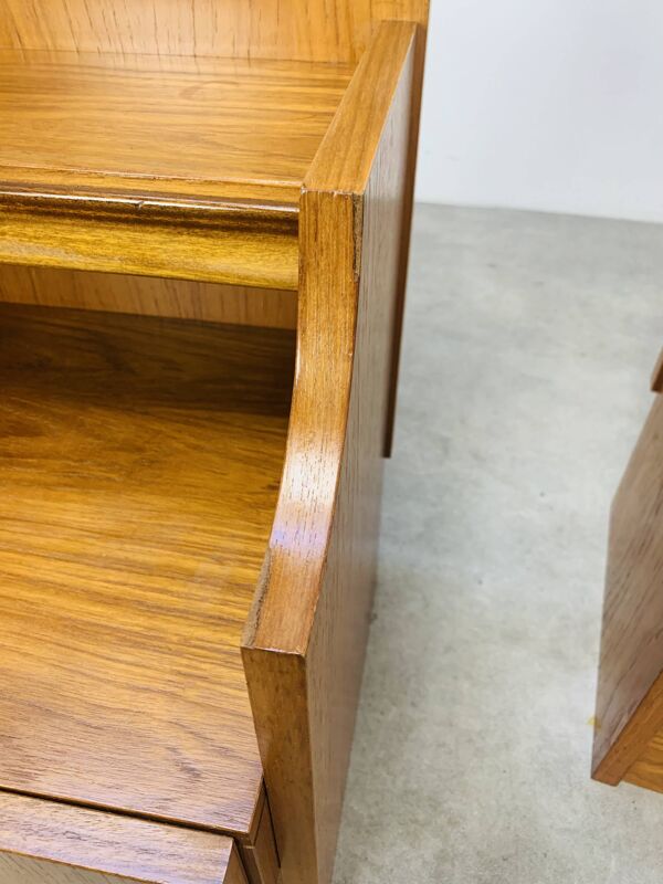 Paire de chevets scandinaves en teck, années 60