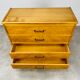 Vintage chest of drawers 50s blond wood