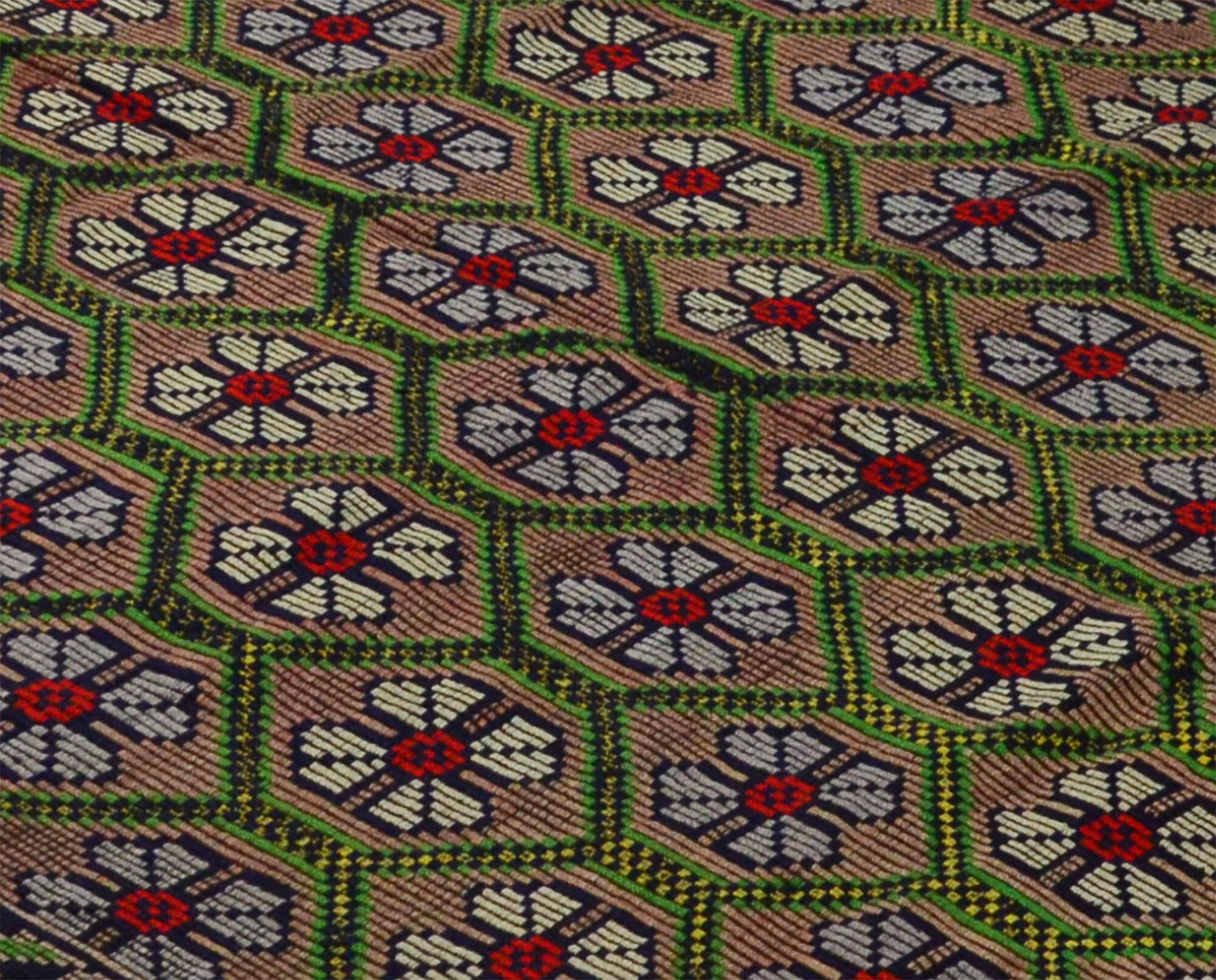 Anatolian handmade kilim rug 287 cm x 173 cm