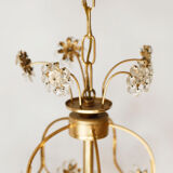 Lustre cage flowers of glass stamps