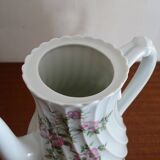Théière chocolatière porcelaine Limoges Haviland - Sylvie roses - Tors