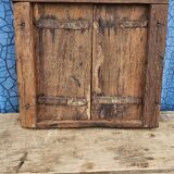 Old wooden tribal window