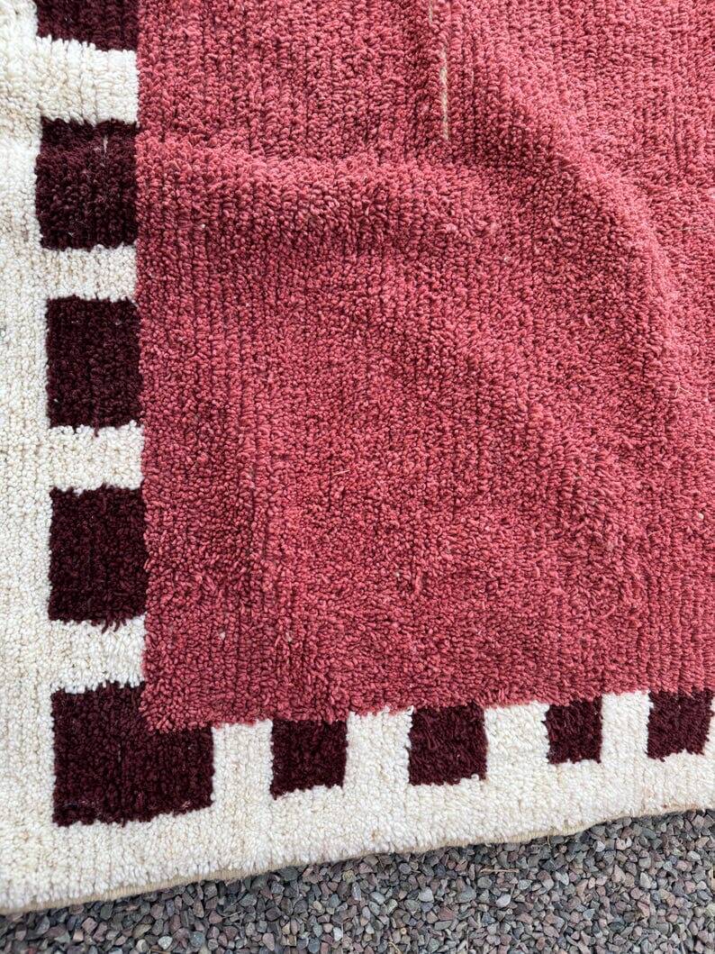 Traditional handmade pure wool Berber rug size 2.5/3.5 m