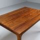 Kai Winding dining table in rosewood Poul Hundevad Denmark 1960