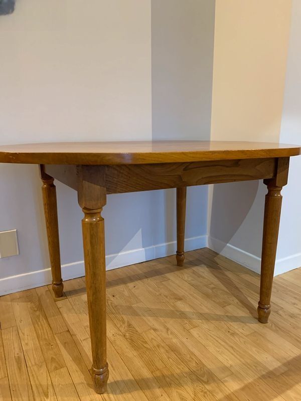 Solid oak table
