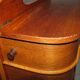 Mid century sewing box with / side table. asystent teak 1960/70s