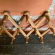 Vintage Wall-Mounted Extendable Coat Rack x10 Wooden Hooks