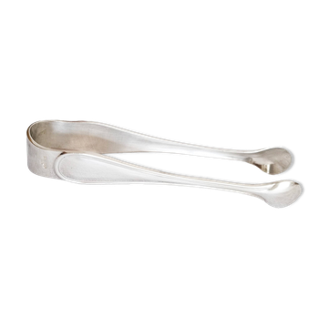 Pince à sucre en métal argenté Christofle , modèle Albi