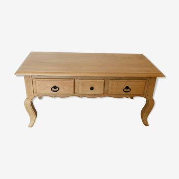 Vintage solid oak coffee table