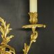 Large pair of stamped wall sconces in Louis XV style - gilded bronze