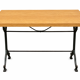 Old bistro table in engraved wrought iron