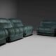 Large modular sectional 'Nuvolone' sofa by Rino Maturi, Italy 1960s