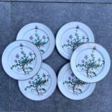 Set of 6 “Thymus” dessert plates BOCH Botanica