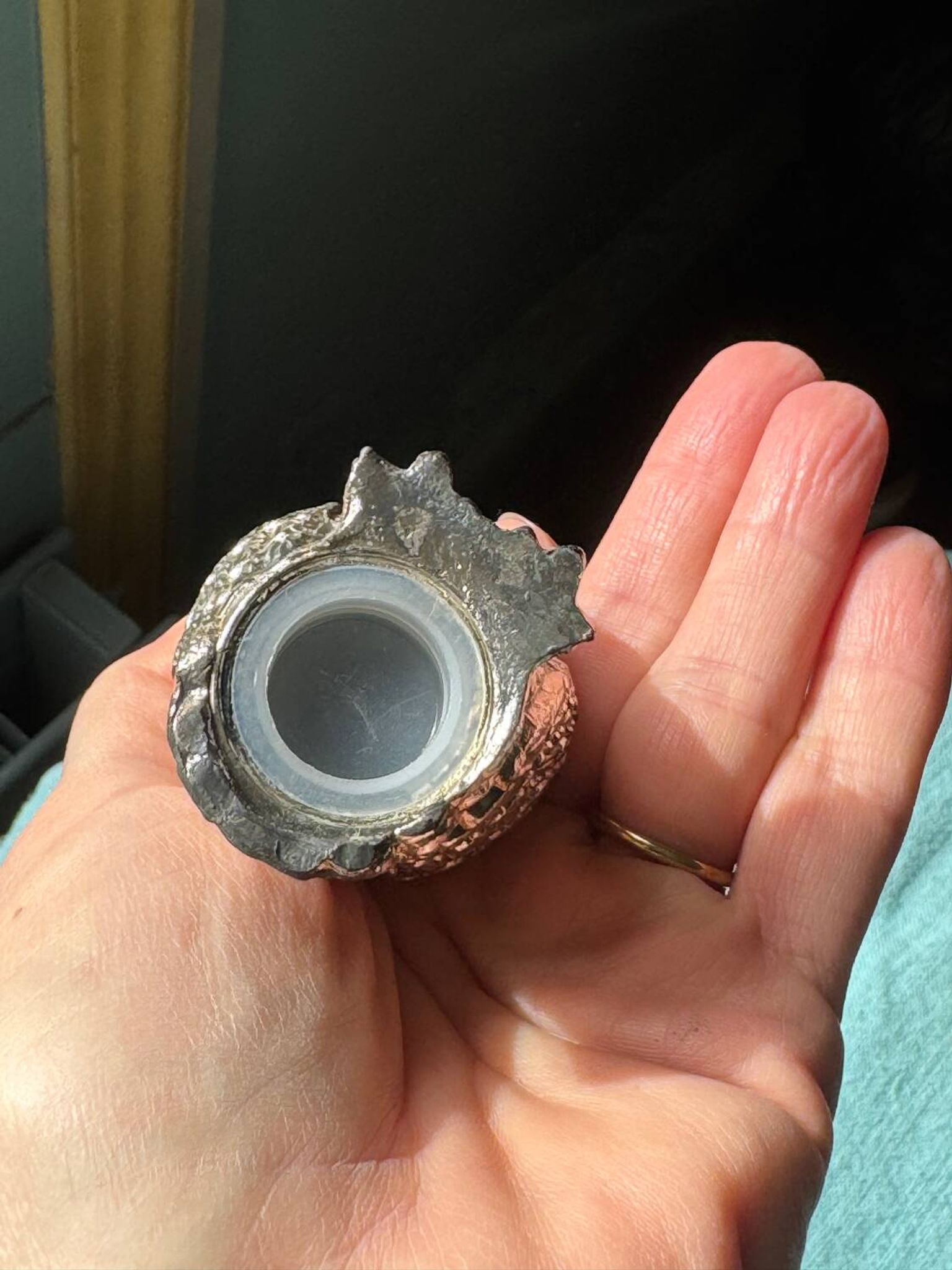 Vintage silver-plated owl-shaped salt and pepper shakers