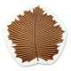Verceram cheese board, leaf decoration