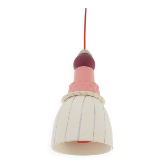 Suspension lumineuse upcyclée type scandinave