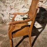 Chaise de barbier française antique, début 1900
