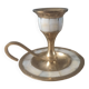 Bougeoir rat de cave en laiton et nacre