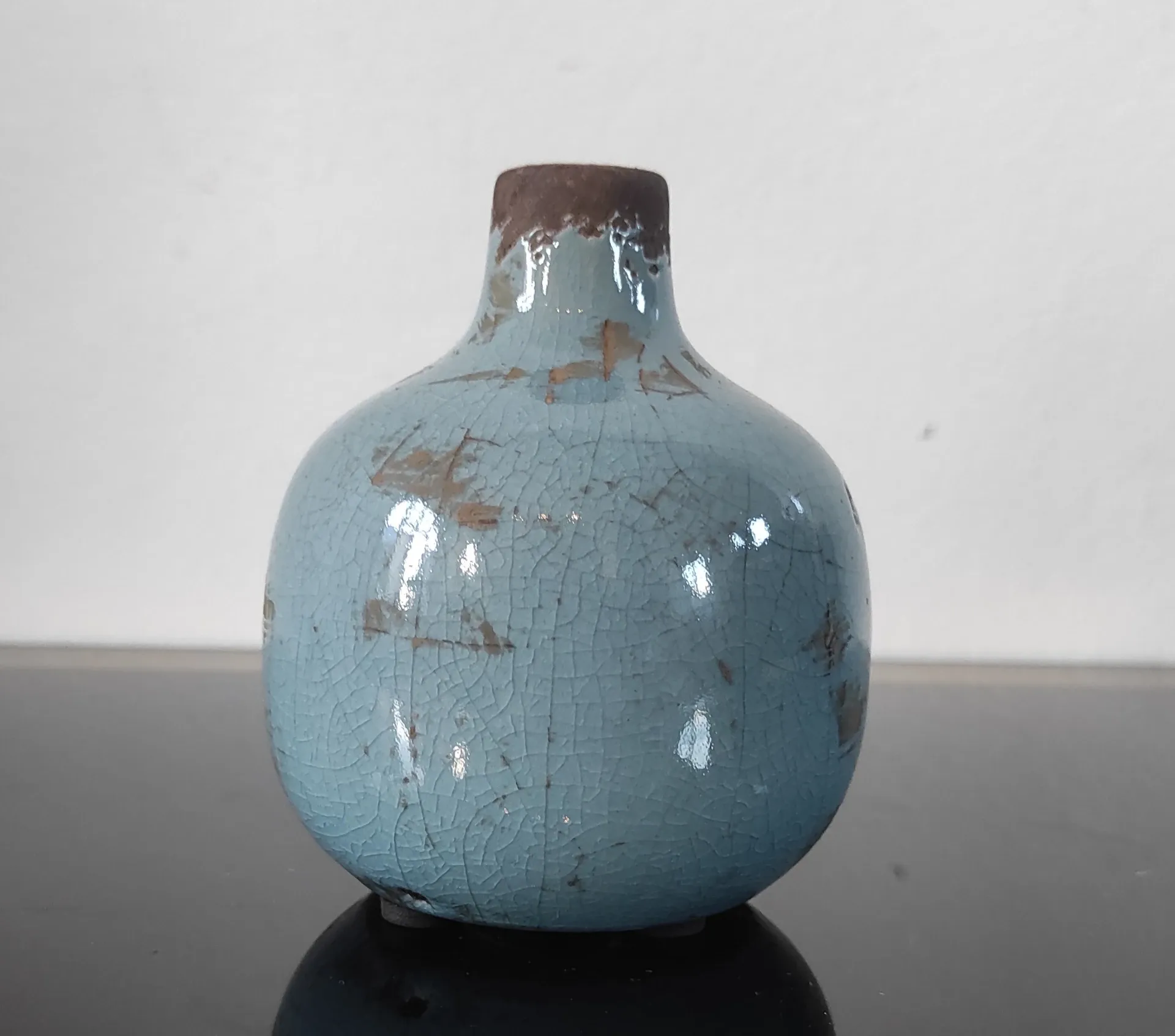 Small ceramic soliflore vase