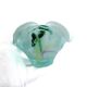 Coupe Studio Glass signed Lubomir Hora Blown Glass Polychrome 80s