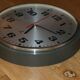 Jaz wall clock plastic chrome steel