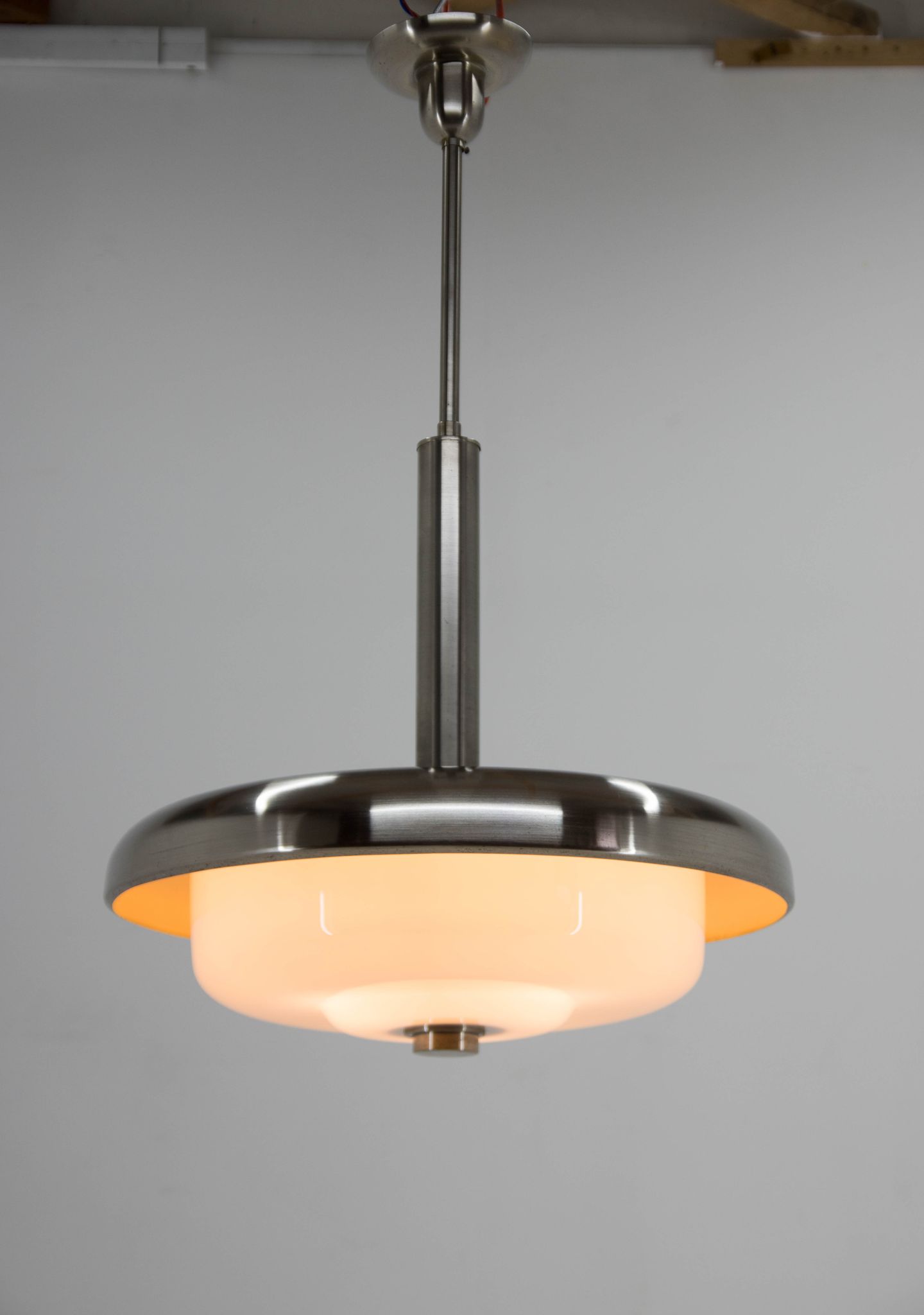 Ultra Rare Bauhaus Chandelier by IAS, 1930s