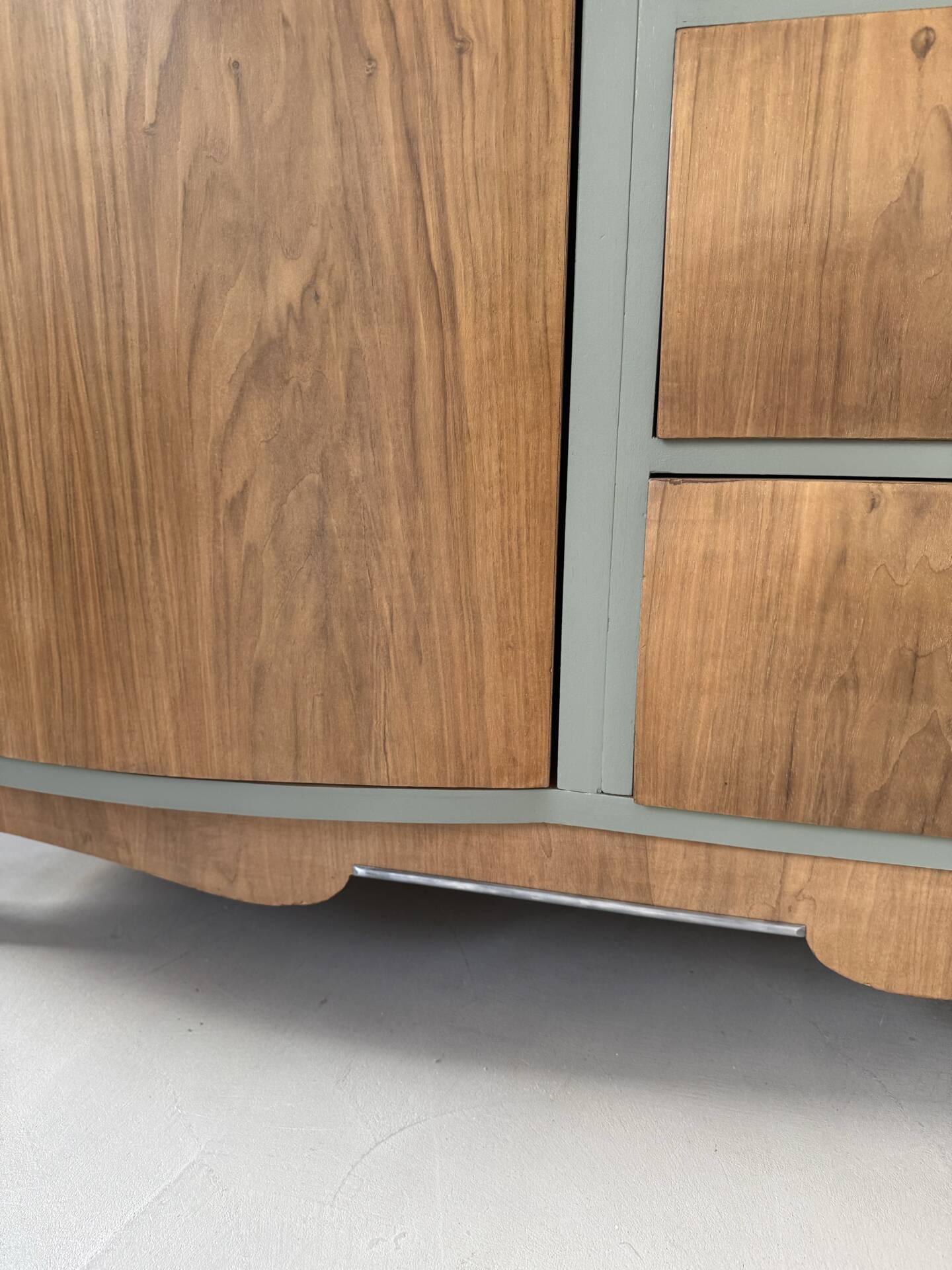 Asymmetrical Art Deco wardrobe