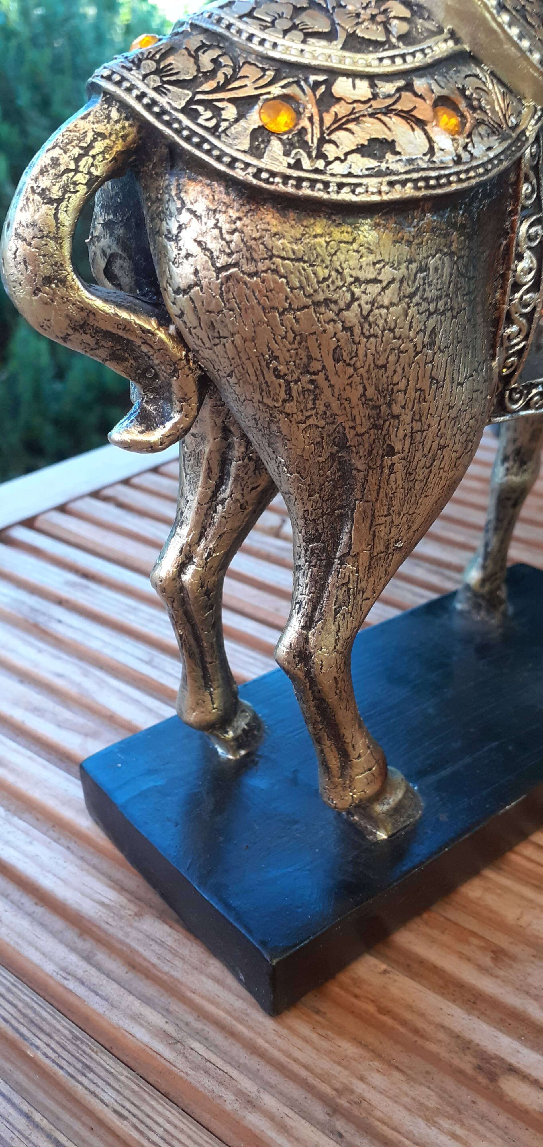 Mongolian parade horse statue