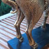 Statuette cheval mongol de parade