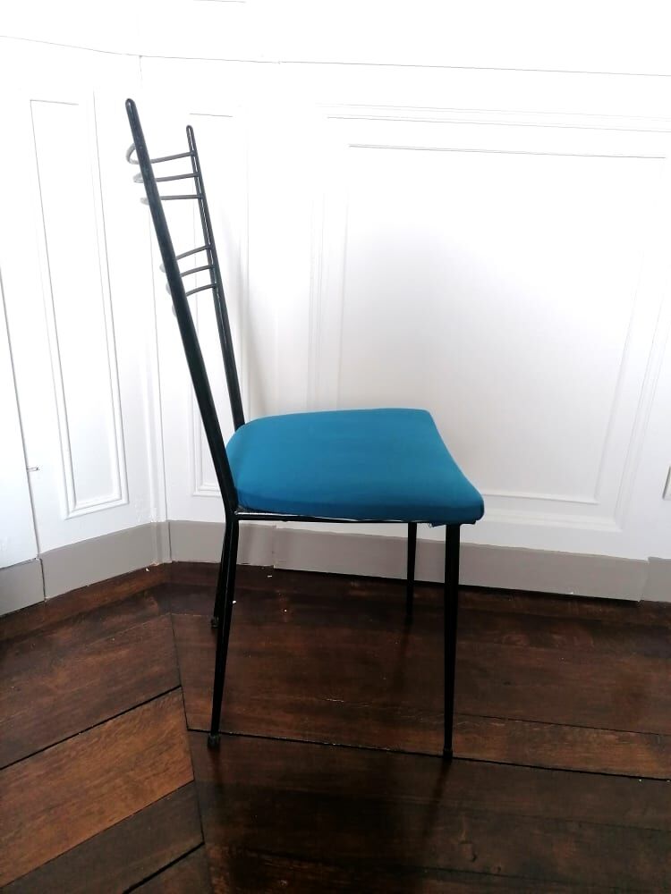 Paire de chaises 1950 de Colette gueden pour primavera, france, 1950
